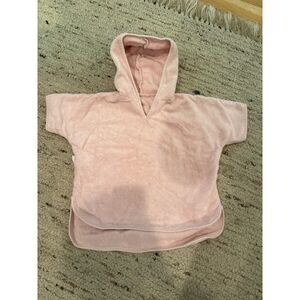 Natemia Organic Cotton Hooded Poncho Towel Pink 2-3 Years